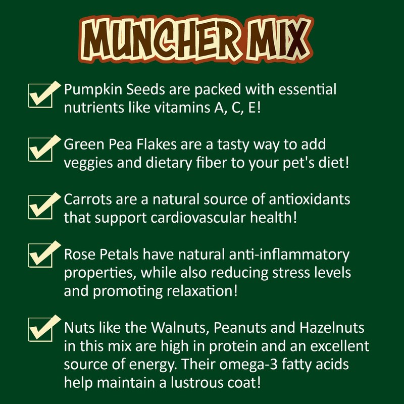 Muncher Mix (3.5 oz) - Natural & Nutritional Treat for