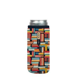 Sok It CanSok Sleeve for Beer & Soda Insulated Neoprene Cover (Well Read, 12oz Slim Can Sleeve)
