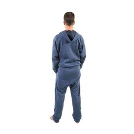 Forever Lazy Heavyweight Adult Onesie - Down with The Flu Blue - XS