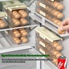 Egg Holder for Fridge, Egg Storage Automatic Rolling Egg Container