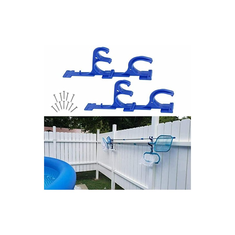 ATIE Pool Rust-resistant, Oxidation-resistant, Chemical-resistant Pool Pole Hanger/Hook/Holder for Pool
