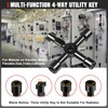 CRAFTZONE Plumbing Tools Angle Stop Wrench Kit, 3 PCS Plumbers