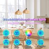 HIFCTRN Battery Operated Pendant Light Set of 2,Rechargeable Hanging Light