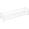 Pearl Metal Bathroom Rack, White, Approx. Width 14.4 x Depth