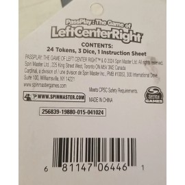 PassPlay: The Game of Left-Center-Ri