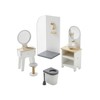 VERTBAUDET TU White Wooden Doll Bathroom Furniture
