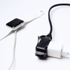 Globe Electric 22810 9ft Fabric Extension Cord, 3 Polarized Outlets,