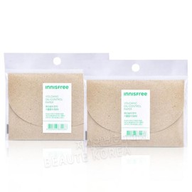 Innisfree [이니스프리] 이니스프리 화산송이 한지 기름종이 50매 2개 Innisfree Volcanic Clay Skin Care Oil Blotting Paper 50 Sheets 2 Packs
