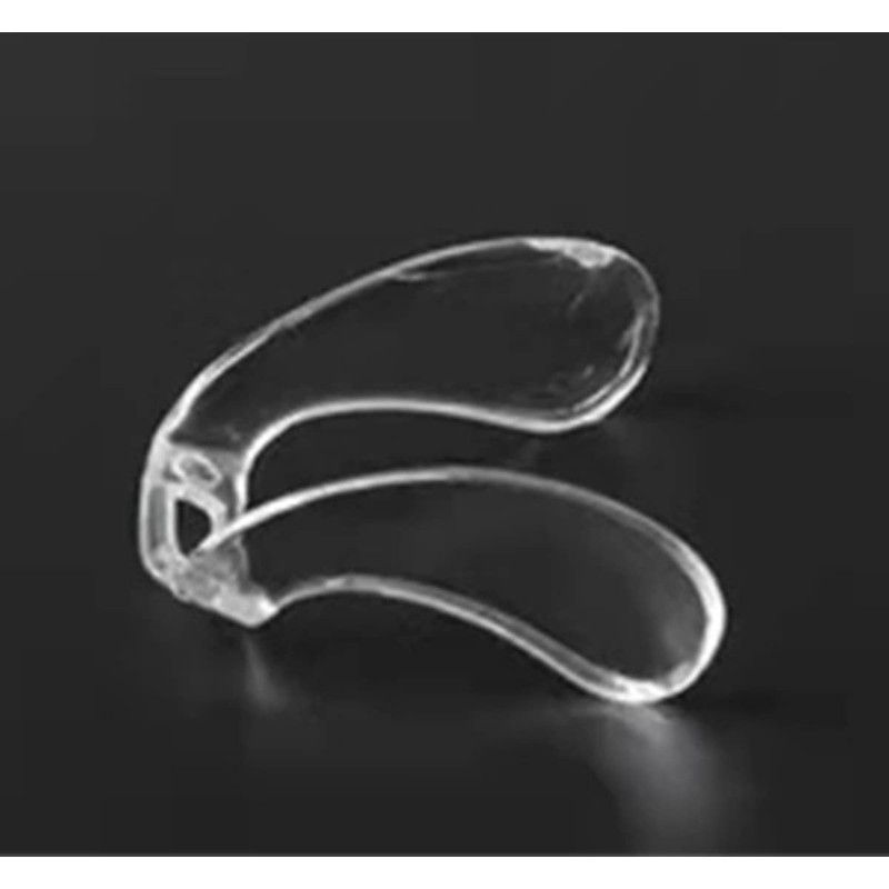 PERFFITT Clear Transparent ABS Rubber Silicon Conjoined Saddle Anti-Slip Nose