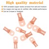 Taukealugs 48PCS Battery Terminal Connectors Cable Ends,AWG 1/0 2/0 3/0