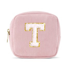 Pocmimut - Bolsa de maquillaje para mujeres y adolescentes, regalo de cumpleaños ideal para novia, profesora y madre, Mini-Rosa, Mini, T