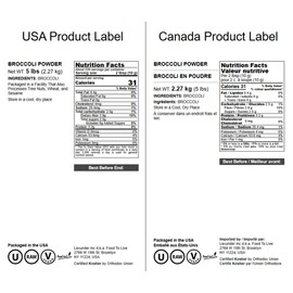 Food to Live Broccoli Powder, 5 Pounds – Nutrient-Rich Green Superfood for Smoothies, Shakes and Cooking, High in Fiber, Vitamins and Antioxidants, Vegan, Kosher, Bulk