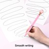 SHUBEIEUMI 6 Pcs Pink Glitter Ballpoint Pens, Creative Pen Gift