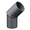 INEFA Rain Pipe Elbow 45 Degrees for Downpipe, PVC DN75