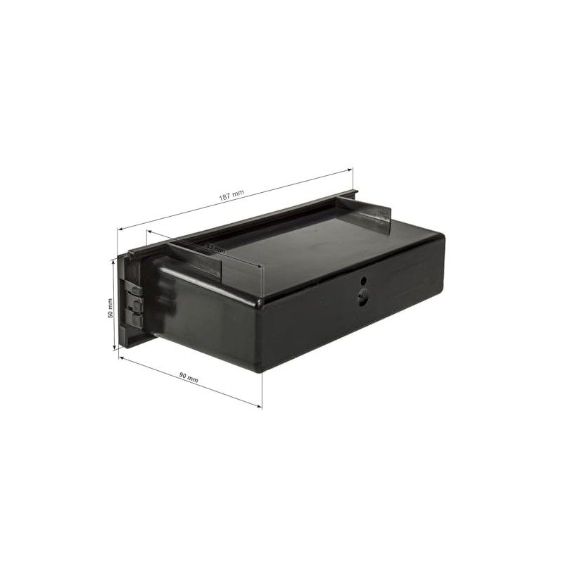 tomzz Audio 2400-030 Storage Compartment Plastic with Support Edge Height