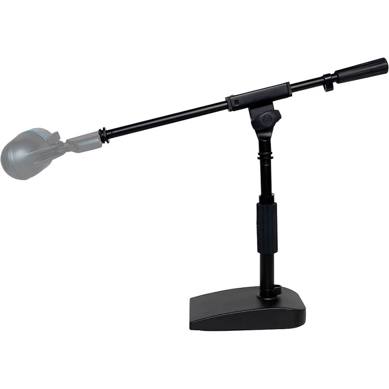 Shure Compact Low Profile Mic Stand with Single-Section Boom Black