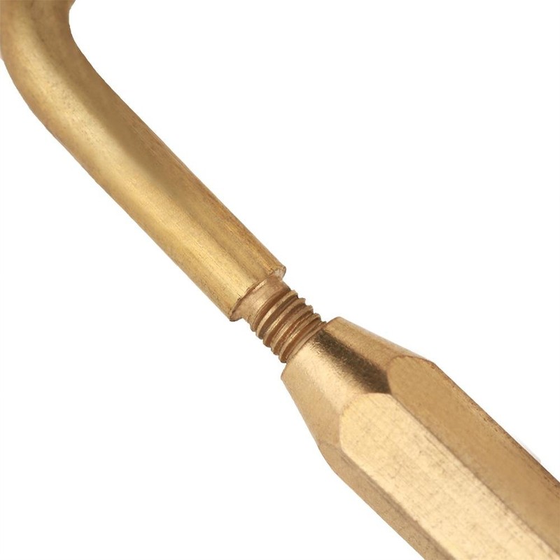 Keychain Hook Clip, Brass Screw Lock Carabiner Clip Hook Keychain