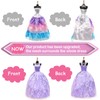 BARWA 10 Pcs Doll Dresses with 17 Accessories Handmade Doll