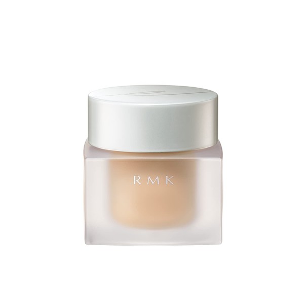 RMK Creamy Foundation EX 101 (9 Colors / 1.1 oz (30 g), Shiny Color Powder with Spatula / Formulated with Skin Beauty Oil Ingredients), Highly Coverage Foundation
