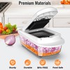 8 Blade All-in-1 Vegetable Chopper Mandoline Slicer with Container, Food