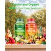 Fruits and Veggies Supplement, Natural Fruit and Vegetable Vitamins Soy