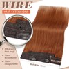 Sunny Wire Hair Extensions Real Human Hair Fish Line Human