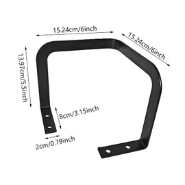 TWSOUL Mattress Holder for Bed Frame, Non-Slip Adjustable Mattress Stop, Mattress Hanger, Mattress Stabilisers, Non-Slip Stopper, Non-Slip Mattress Holding Bar, 2 Pieces (Black)