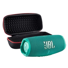 JBL Charge 5 Wireless Bluetooth Speaker (Teal) | Rugged IP67 Waterproof Outdoor Audio with Deep Bass & 20H Playtime | Includes Protective Travel Case for Beach, Hiking, Camping, and More