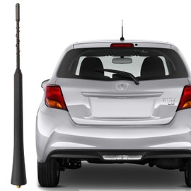 9 Inch Antenna for Toyota Yaris (2007-2018), Flexible Rubber Antenna Replacement Mast for Toyota Yaris 2007 2008 2009 2010 2011 2012 2013 2014 2015 2016 2017 2018