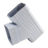 2X3 Rain Gutter Downspout Extensions Downspout Gutter Y Connector Gutter