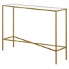 Henley 42'' Wide Rectangular Console Table with Glass Top in