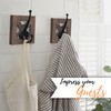 Autumn Alley Farmhouse Bathroom Hooks for Towels, Coat, and Robes