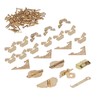 Brass Jewelry Box Corner Protector Hardware Accessories Ornament for Wooden