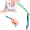 Veraly Kit 5p Cuidado De Barba Cepillo Bambú Tijera Navaja