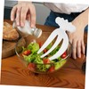 AUTSUPPL Salad Hands: Plastic Salad Serving Tongs Picker Pasta Mixing