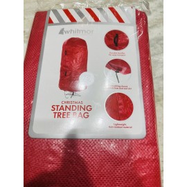 Whitmor Fits Up To 7.5 Christmas Standing Tree Bag/Carry Handles 90x56Inch