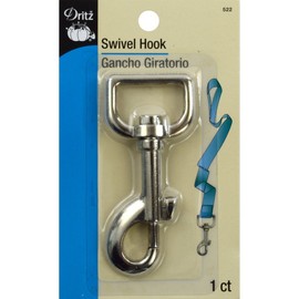 Dritz 522 Swivel Hook, Nickel, 3-Inch, Silver