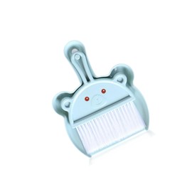 Blue Small Broom and Dustpan Set Snap-On Design Mini Broom and Dustpan Set Hand Broom and Dustpan Set Small Dustpan and Brush Set Mini Dustpan and Brush Set for Countertops and Surfaces
