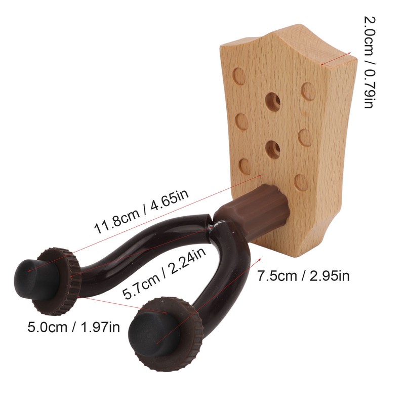 Guitar Wall Mount Holder Stand Hanger Hook Bracket Accessory Set