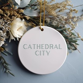 Unbranded Cathedral City Christmas Ornament Christmas Gift Cathedral City Gift Cathedral