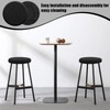 Sgphrzlt Round Bar Stool Seat Covers Set of 3, Waterproof