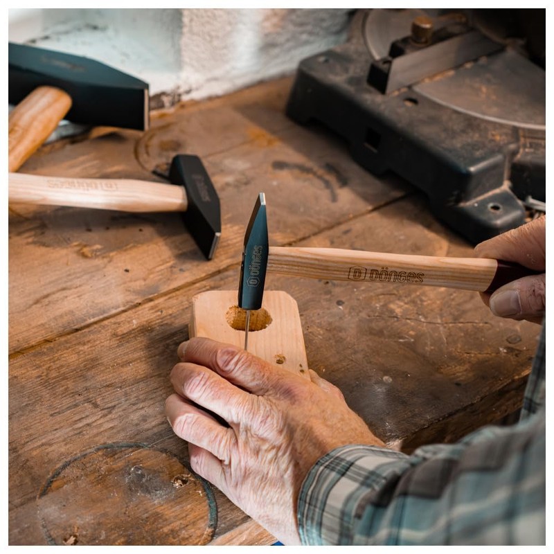 Engineer's Hammer DIN1041 200g Ash Handle Electric Top