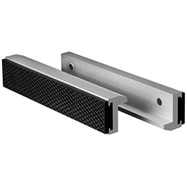 HRB Vice Protective Jaws 150 mm, Extra Soft Jaws Accessories, Ideal for Swivel Vice with Clamping Jaws Width mm, Replacement Aluminium Jaws with Magnets (150 mm)