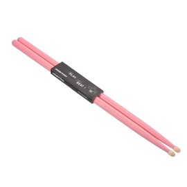 MECCANIXITY Maple Wood Drumstick Anti Slip Handle Grips 7A Pink Classic Drum Stick Wood Tip for Drumming Musical Instrument Percussion