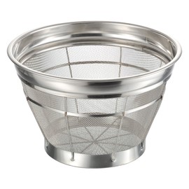 Honma Fuyuji Kogyo AKM03035 Deep Rice Strainer, 13.8 inches (35 cm) (8 L) Stainless Steel, Japan