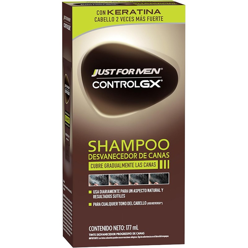 Shampoo Control Gx Shampoo Desvanecedor Progresivo De Canas 177 ml