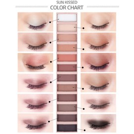 BestLand BestLand 12 Colors Makeup Nude Colors Eyeshadow Palette Natural Nude Matte Shimmer Glitter Pigment Eye Shadow Pallete Set Waterproof Smokey Professional Beauty Makeup Kit (Color A Matte)