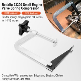 Bedalio 23300 Small Engine Valve Spring Compressor,Two Jaw Sizes-23360 Large Jaw and 23370 Small Jaw