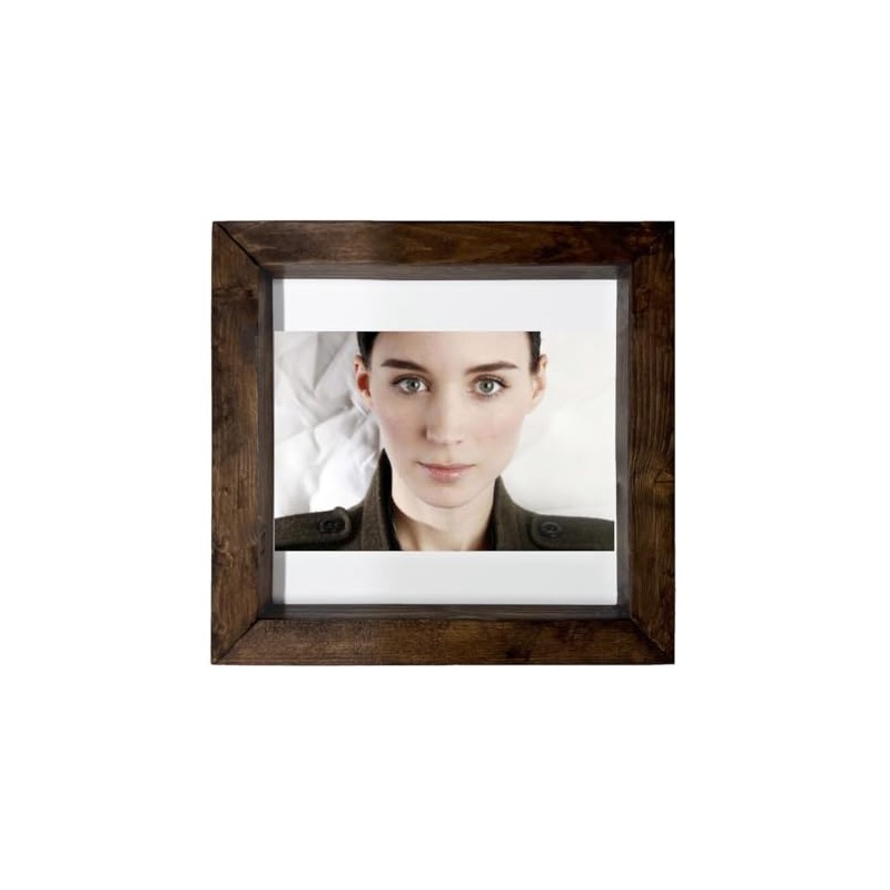Rooney Mara - 6X6 Full Color Photo Sign With Wood