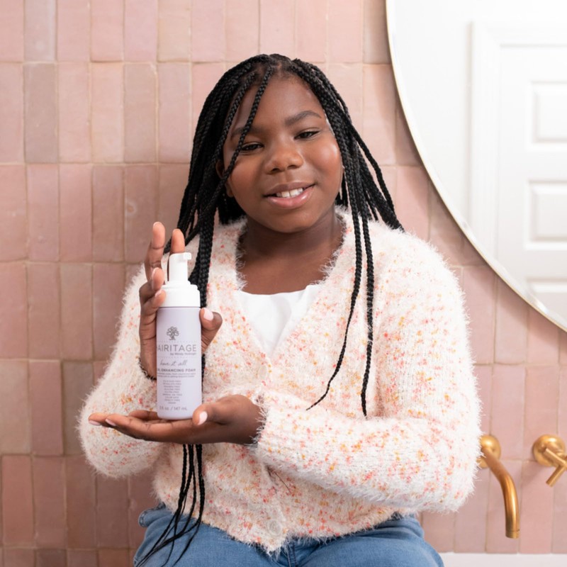Hairitage Curl Enhancing Foam Mousse with Quinoa + Rice Protein